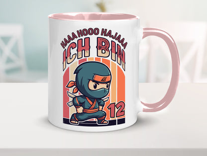 12. Geburtstag | Ninja Junge 12 Jahre Humor Geschenkidee Tasse