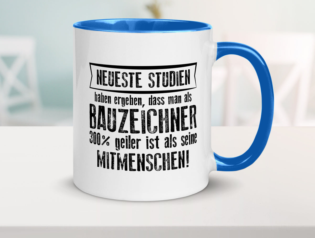 Neuste Studien: Bauzeichner | Zeichner Humor Geschenkidee Tasse