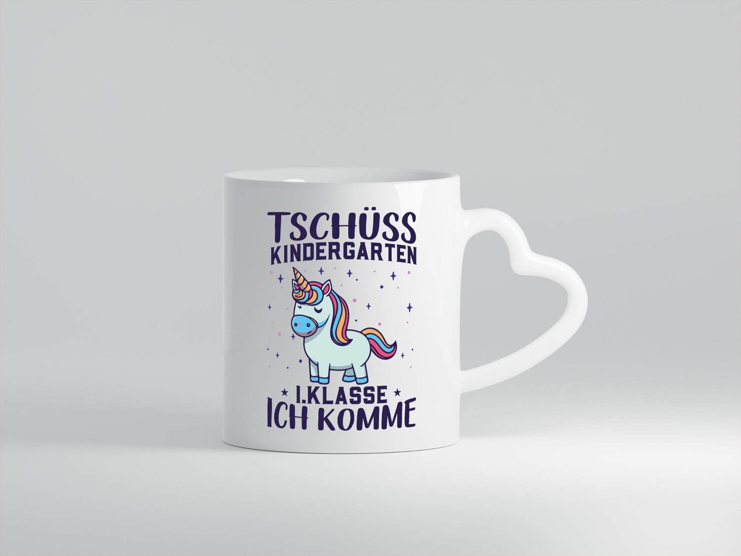 Kindergarten, jetzt 1. Klasse | Einhorn Geschenkidee Humor Tasse