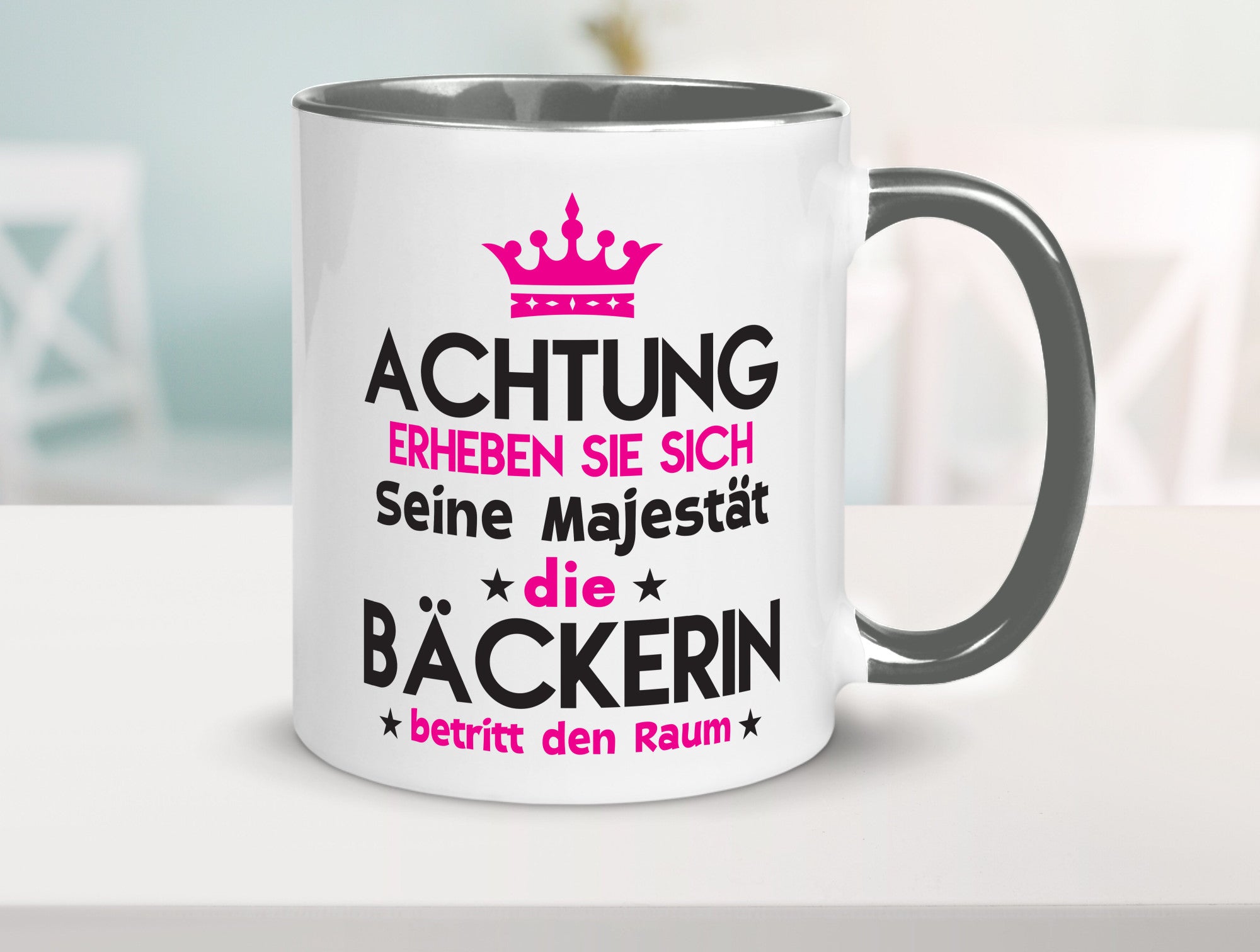 Seine Majestät Bäckerin | Bäckerei Frauen Backen Humor Geschenkidee Tasse