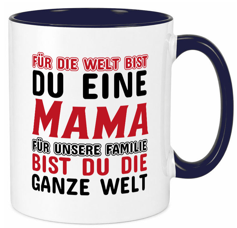 Beste mama der Welt lustiger Spruch Geschenk Familie Geschenkidee Tasse
