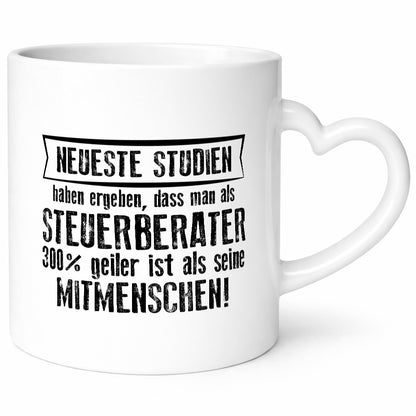 Neuste Studien: Steuerberater | Steuern lustig Humor Geschenkidee Geschenk Tasse