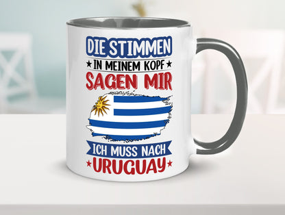 Uruguay | Urlaub Stimmen in meinem Kopf Traumland Geschenk Humor Geschenkidee