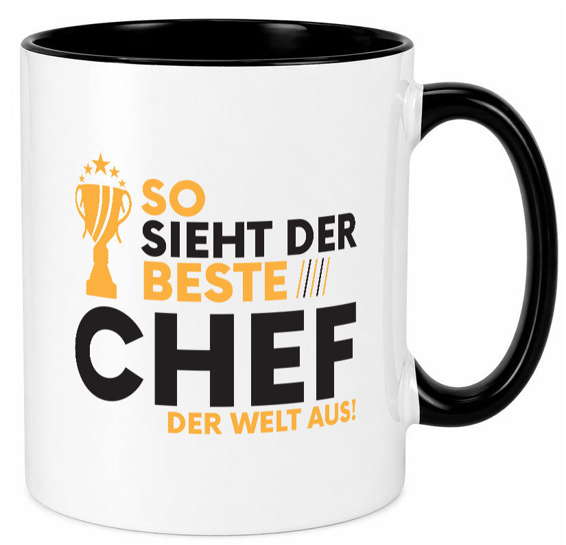 Der Weltbeste Chef | Führungskraft Vorgesetzter lustig Arbeit Kollegen Büro Tasse