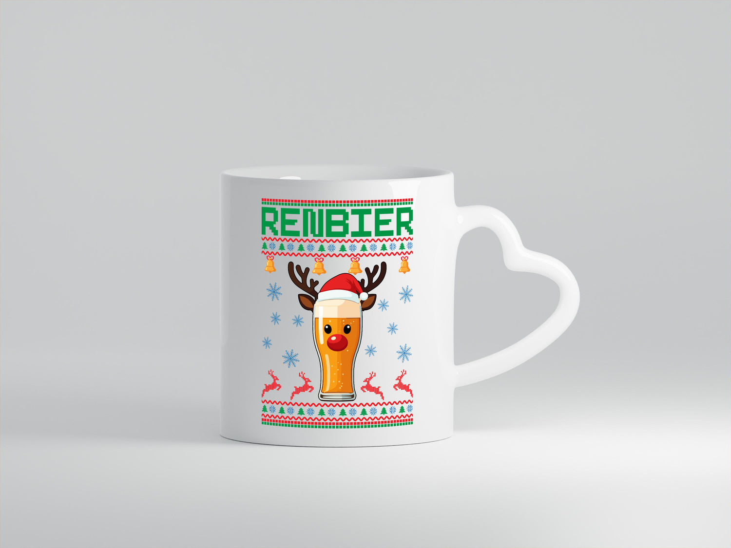 Renbier | Ugly Christmas Weihnachten lustig Humor Geschenkidee Geschenk Tasse