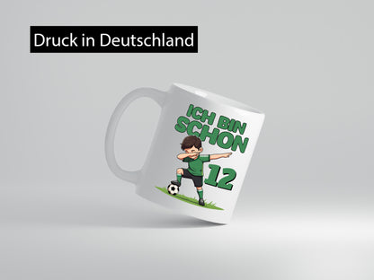 12. Geburtstag | 12 Jahre Fußballer Geschenkidee Humor Tasse