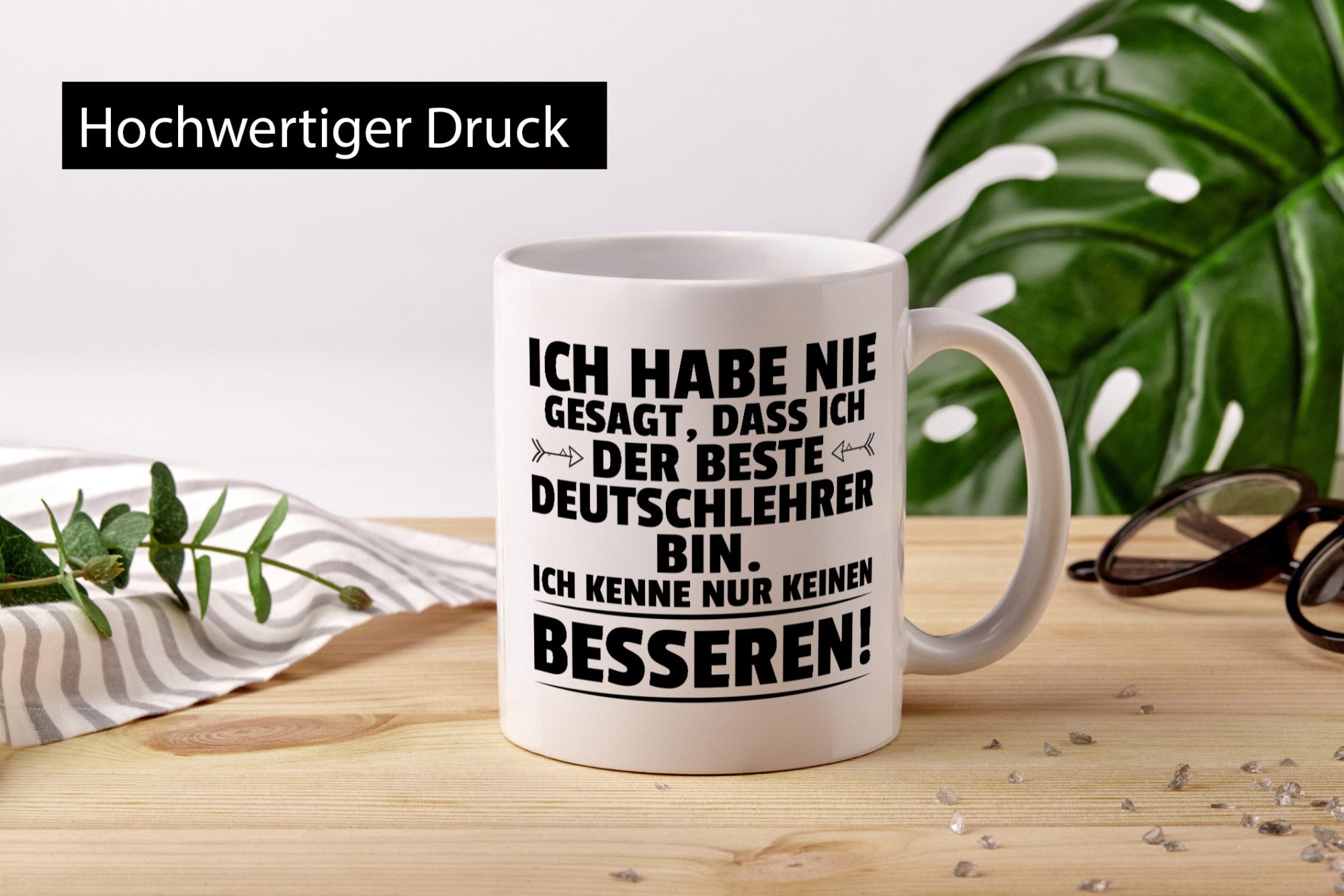 Der Beste Deutschlehrer | Lehrer Schule Geschenkidee Humor Tasse