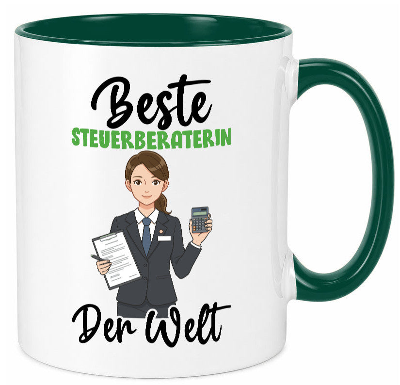Beste Steuerberaterin | Steuer Beratung v2 Geschenkidee Humor Tasse