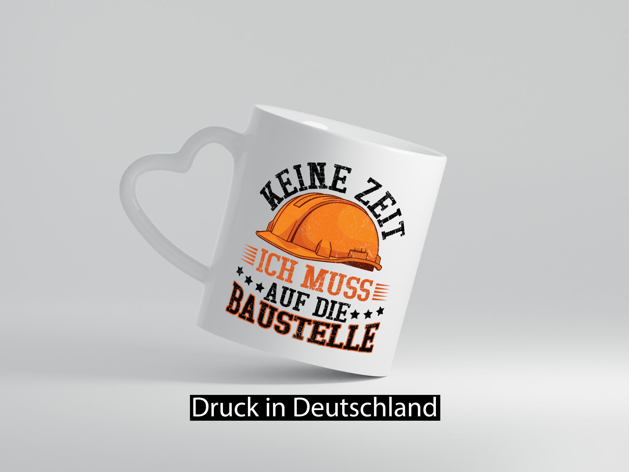Baustelle | Keine Zeit Bauarbeiter Bagger Humor Arbeit Kollegen Büro