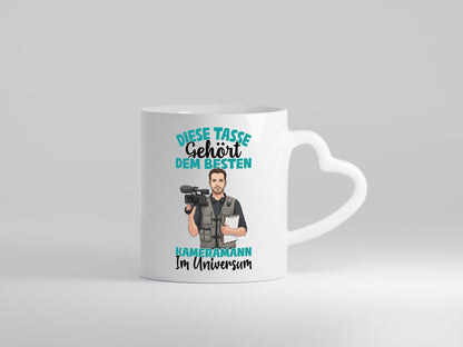 Im Universum: Kameramann | Kamera Humor Geschenkidee Tasse