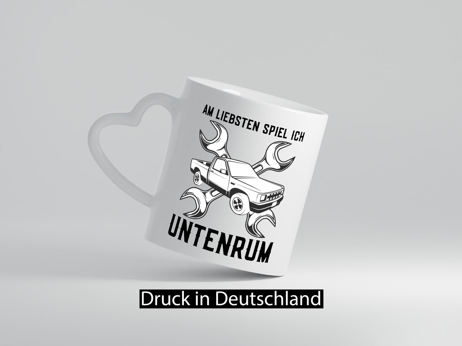 Spiele am liebsten untenrum | Werkstatt Mechaniker Tunen lustiger Spruch