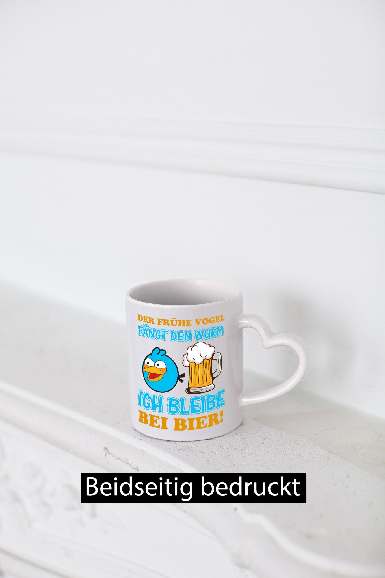 Der frühe Vogel | Biertrinker Tasse Männer Humor lustiger Spruch Geschenk