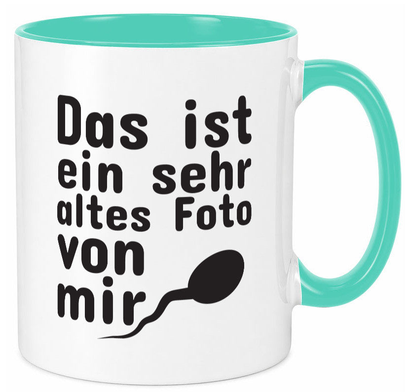 Sehr altes Foto von mir | lustige Tasse Männer Humor Geschenk Geschenkidee