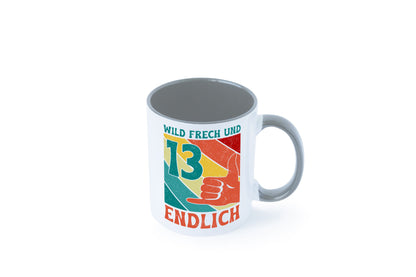13. Geburtstag | 13 Jahre Wild und Frech Humor Geschenkidee Tasse