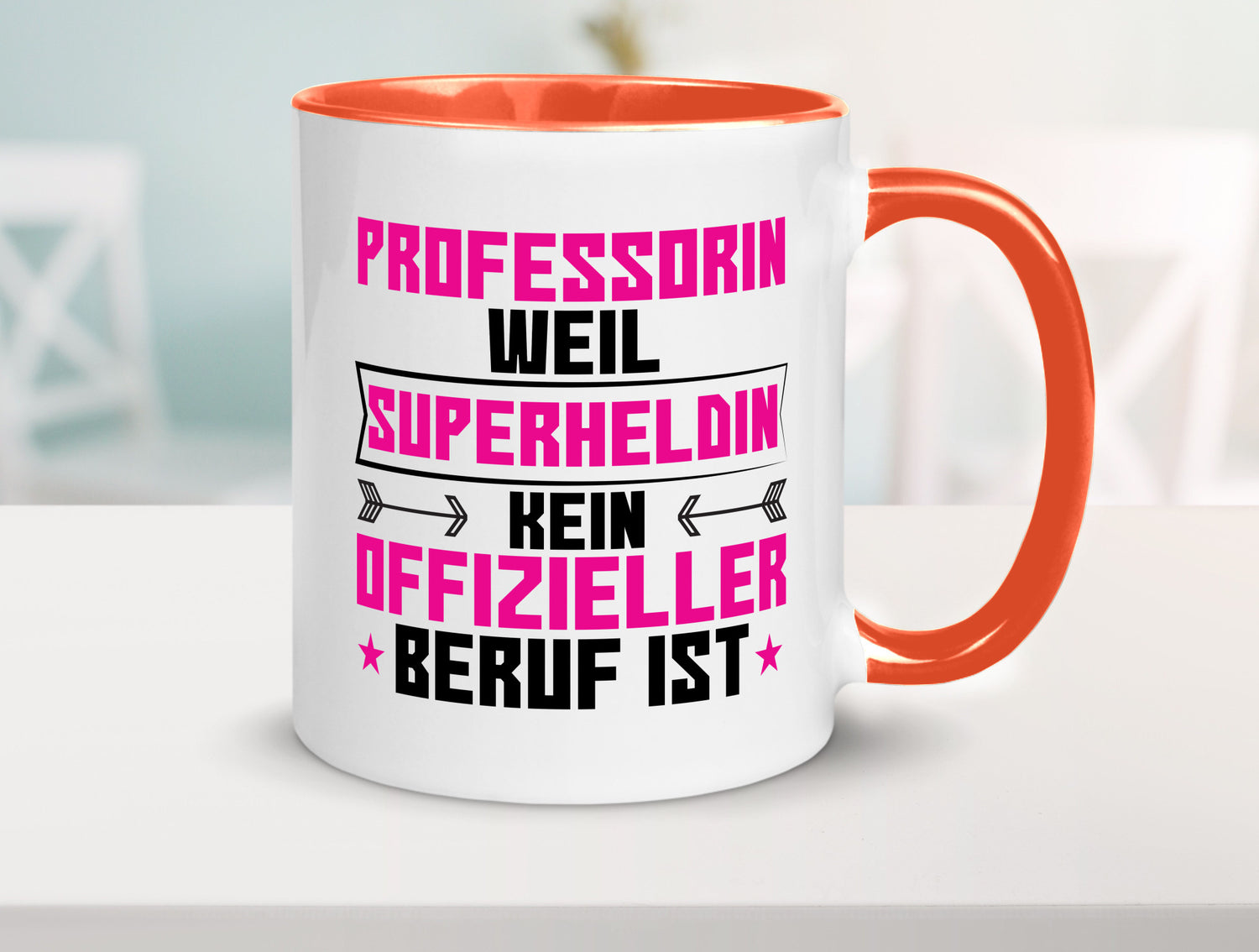 Superheldin Professorin | Uni Universität Geschenk Humor Geschenkidee lustiger