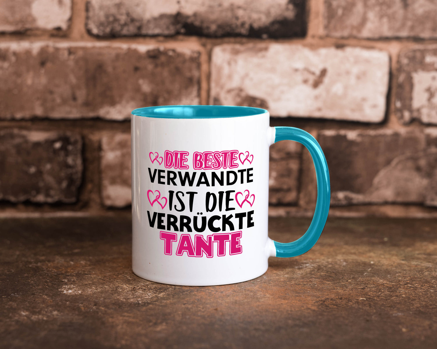 Verrückte Tante | Spruch Patentante Verwandtschaft lustiger Geschenk Humor