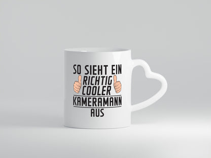 Richtig Cooler Kameramann | Kamera lustig Humor Geschenkidee Geschenk Tasse