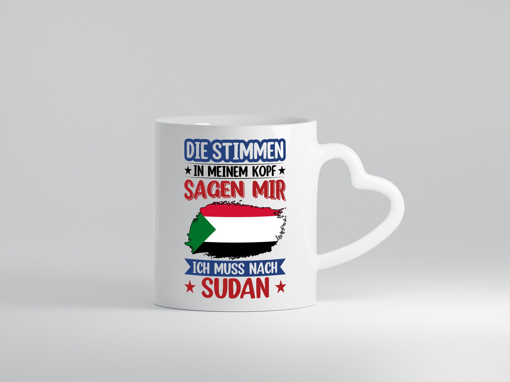 Sudan | Urlaub Stimmen in meinem Kopf Traumland v2 Geschenk Humor Geschenkidee
