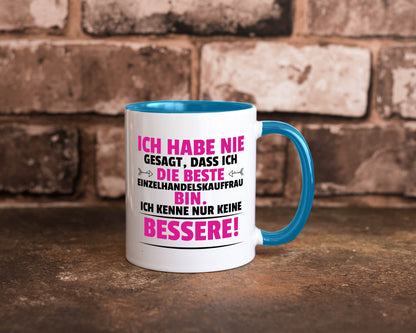 Die Beste Einzelhandelskauffrau | Einzelhandel Geschenkidee Humor Tasse
