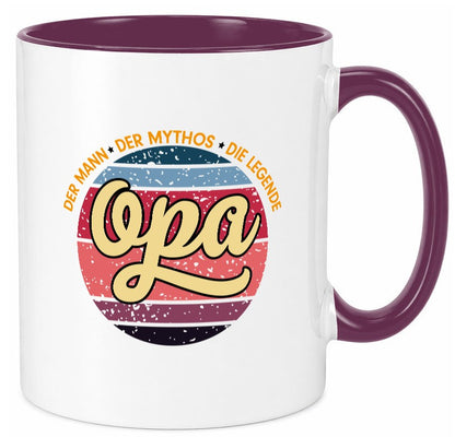 Die Legende Opa | Großvater Spruch Enkelkinder Geschenk Familie Geschenkidee Tasse