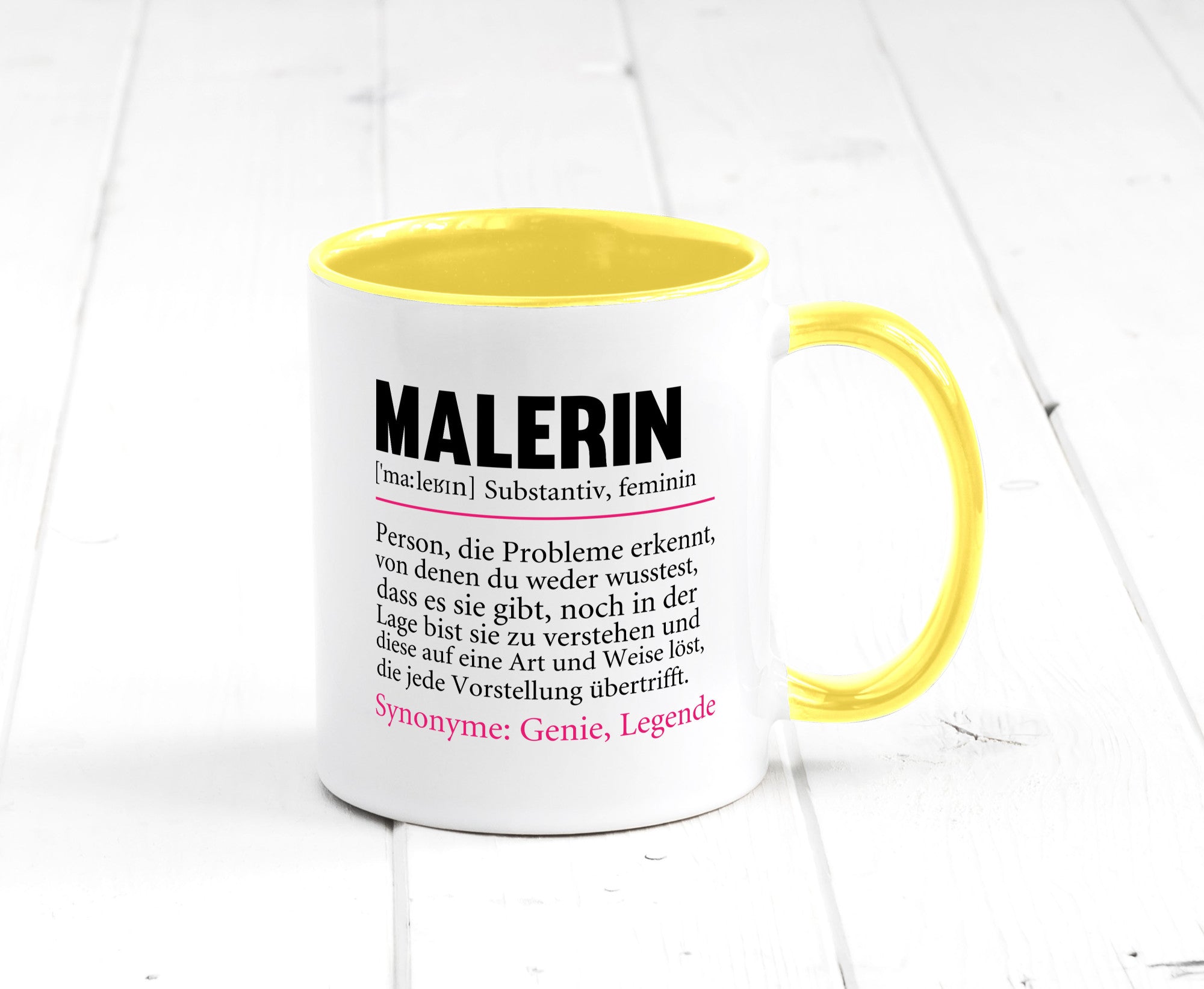 Malerin | Spruch Beruf lustig Malerinnen Humor Arbeit Kollegen Büro