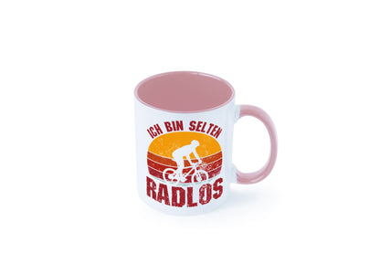 Ich bin Selten Radlos | Radfahrer Mountainbike Humor Geschenkidee Tasse