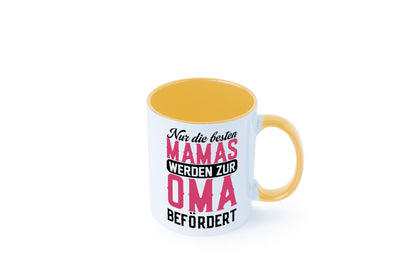Beste Mama wird zur Oma befördert | Großmutter lustiger Spruch Geschenk Familie