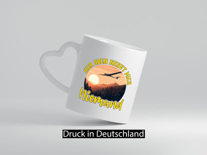Hier nervt mich niemand | Segelflieger Segelfliegen lustig Humor Geschenkidee