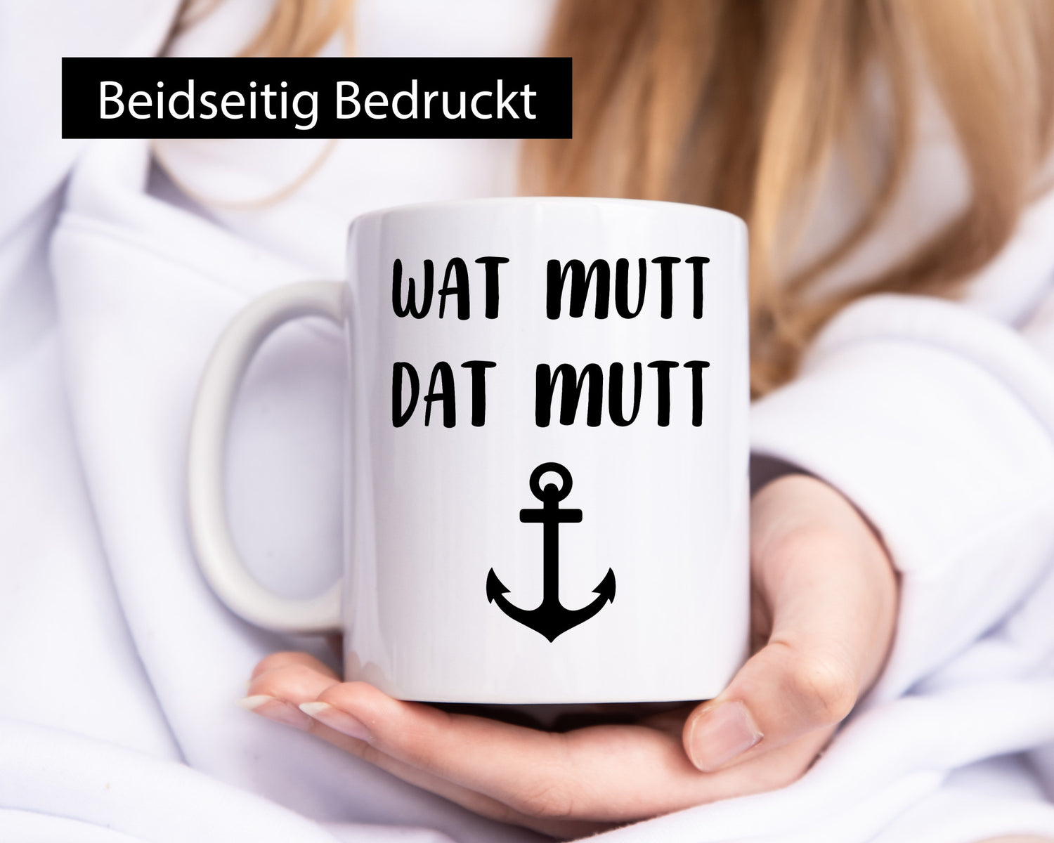 Wat Mutti | Dat Anker Muttertag lustig Familie Geschenkidee Geschenk Tasse