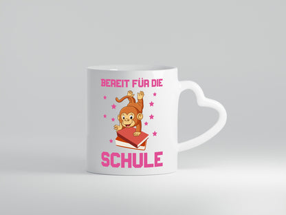 Bereit für die Schule | Einschulung Sterne Affe Geschenk Humor Geschenkidee