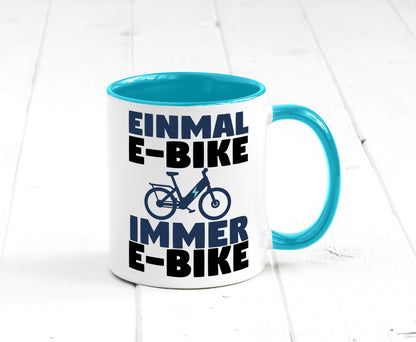 E-Bike Fahrer | Radfahrer Tasse Fahrrad Elektrorad lustiger Spruch Geschenk