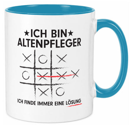 Lösung finden: Altenpfleger | Pflegepersonal v2 lustiger Spruch Geschenk Humor