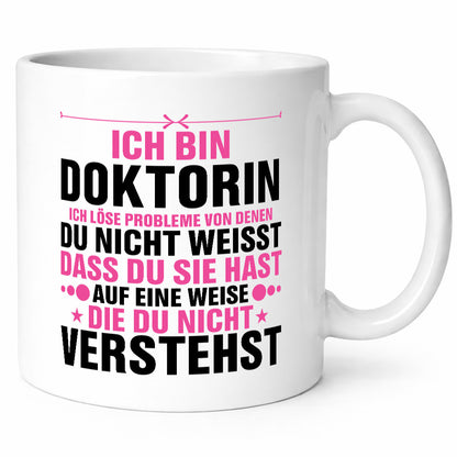 Löse Probleme: Doktorin | Doktorand Doktortitel v2 Geschenk Humor Geschenkidee