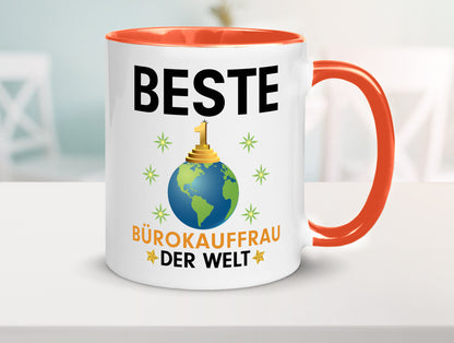 Welt Beste Bürokauffrau | Kauffrau Geschenk Arbeit Kollegen Büro lustiger