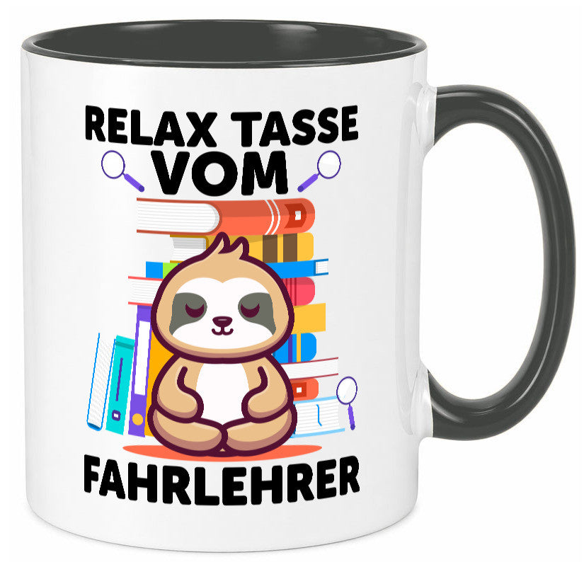 Relax Tasse: Fahrlehrer | Fahrschule Humor Geschenkidee Tasse