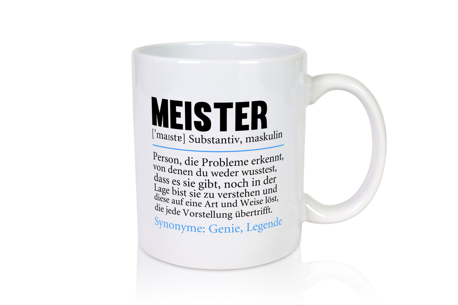 Meister | lustig Meisterbrief Beruf v2 Humor Arbeit Kollegen Büro Geschenkidee