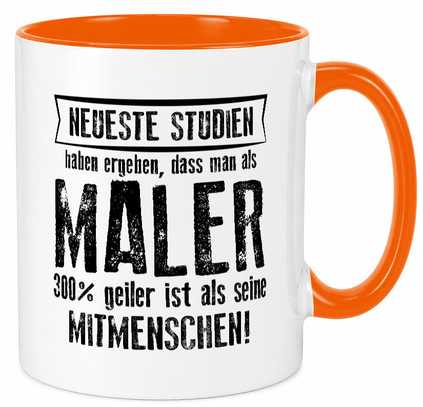 Neuste Studien: Maler | Malerei lustig Humor Geschenkidee Geschenk Tasse