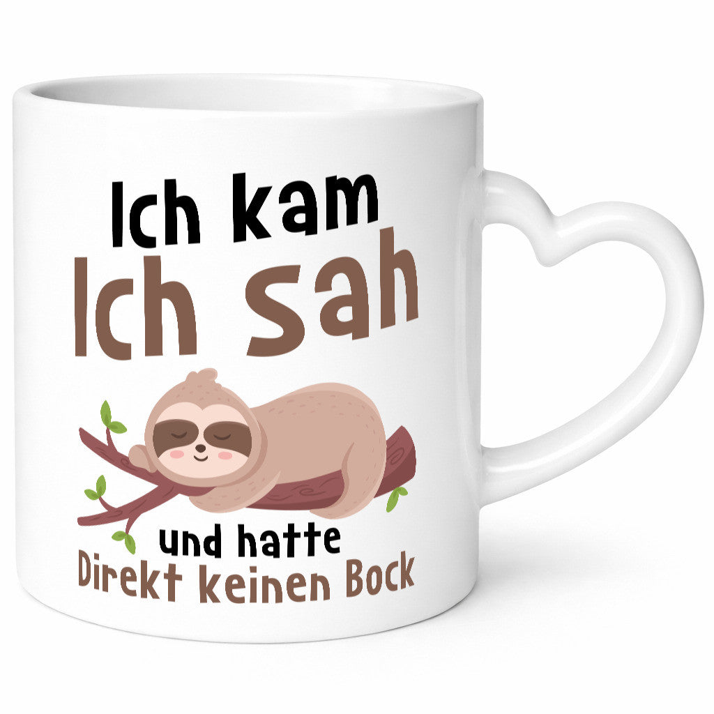 Keinen Bock | müdes Faultier Faulpelz Comic Schlafen Geschenkidee Tierliebhaber