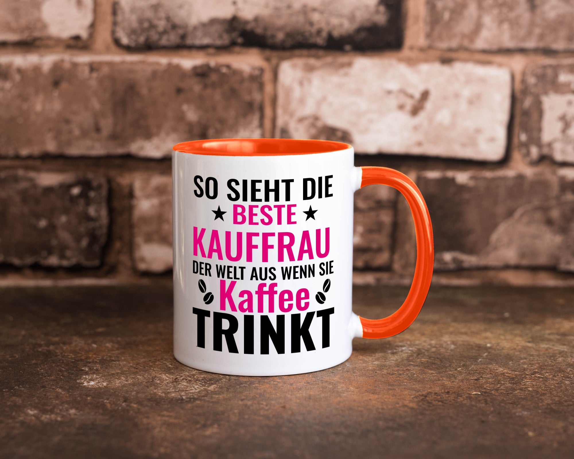 Kaffee trinkt: Kauffrau | Kauffrauen lustiger Spruch Geschenk Humor
