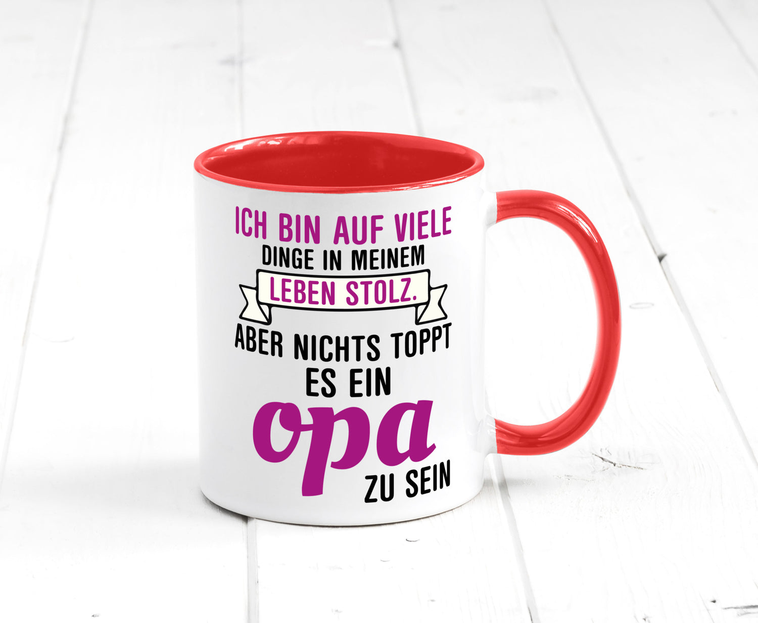 Opa Tasse | Stolzer Großvater Vatertag Enkelkinder Geschenk Familie