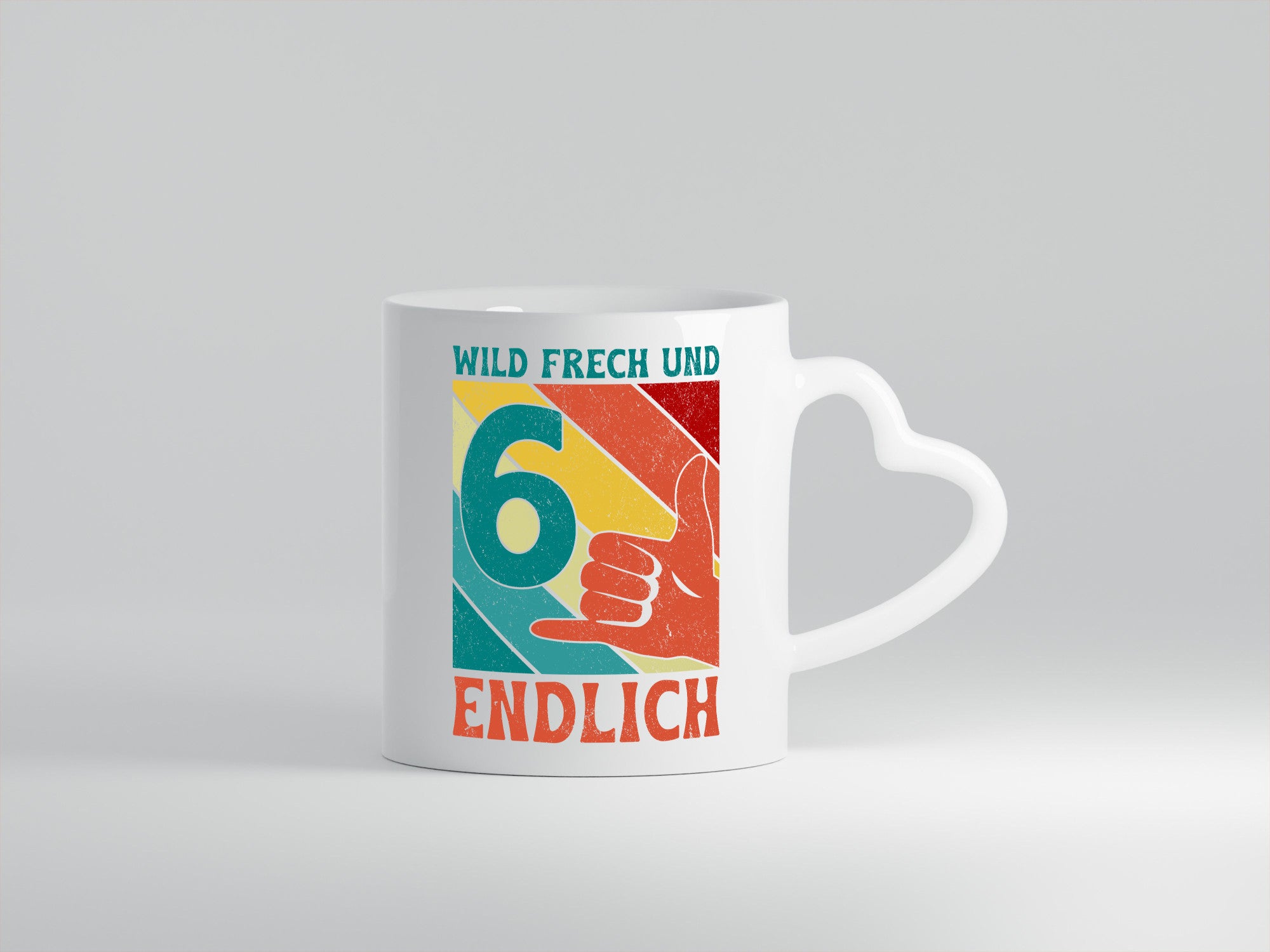 6. Geburtstag | 6 Jahre Wild und Frech Geschenk Geschenkidee lustiger Spruch