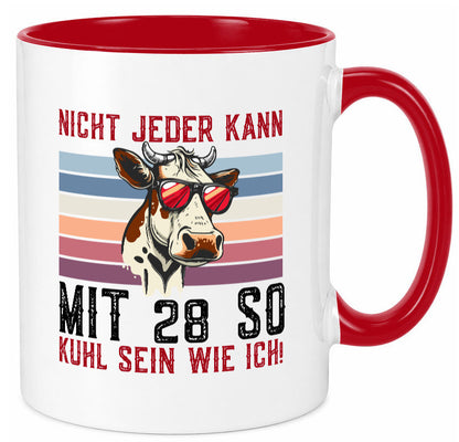 Mit 28 so gut aussehen | 28. Geburtstag Landwirt Bauer Geschenk Geschenkidee Tasse