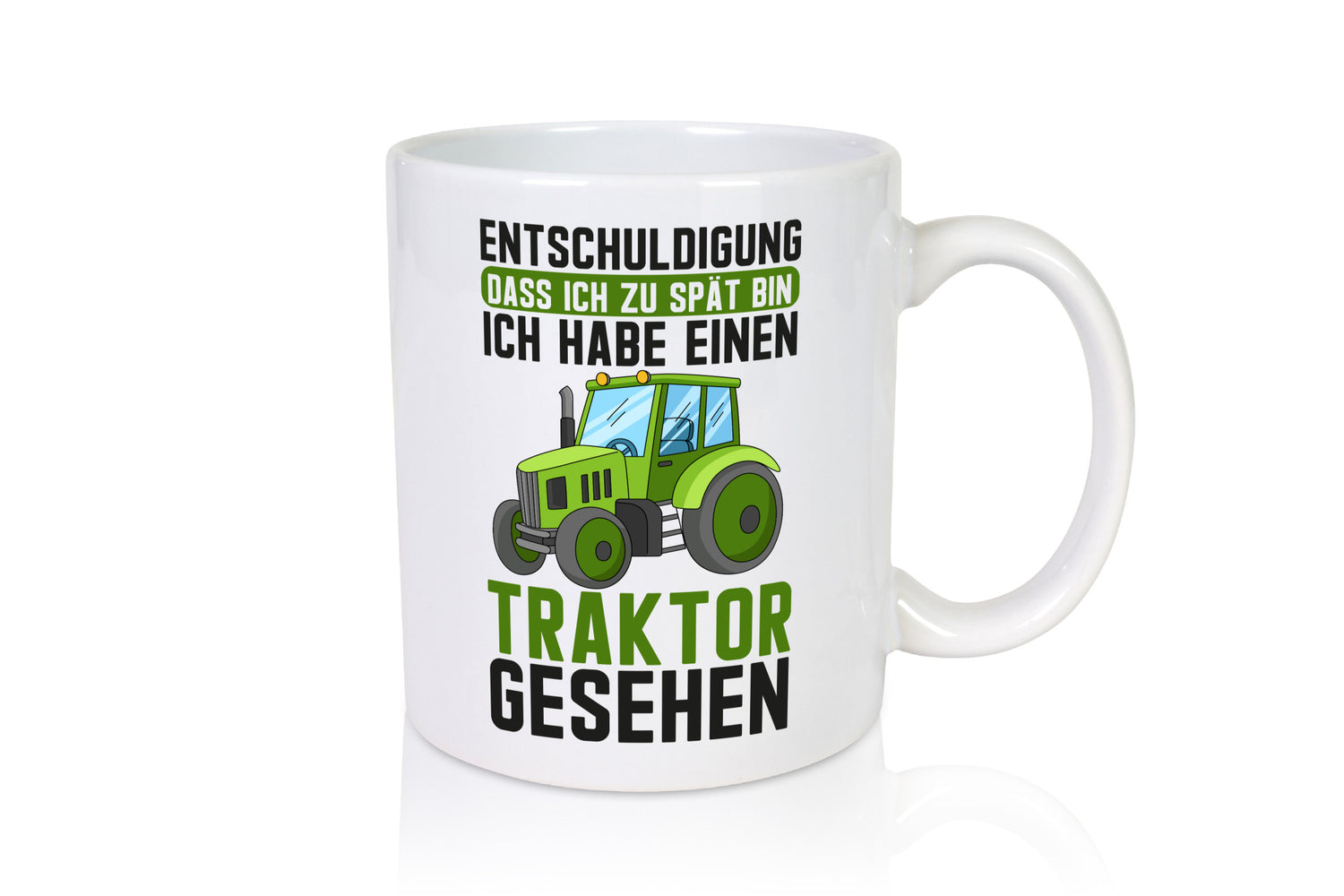 Entschuldigung das ich zu spät bin | traktor gesehen Kind Geschenkidee Humor