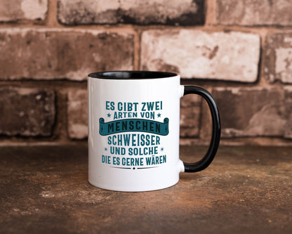 Zwei Arten Menschen | Schweisser Sterne Geschenk Humor Geschenkidee lustiger Tasse