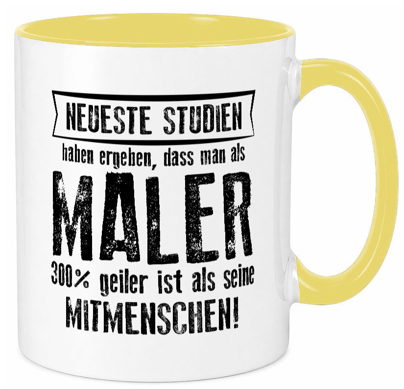 Neuste Studien: Maler | Malerei lustig Humor Geschenkidee Geschenk Tasse