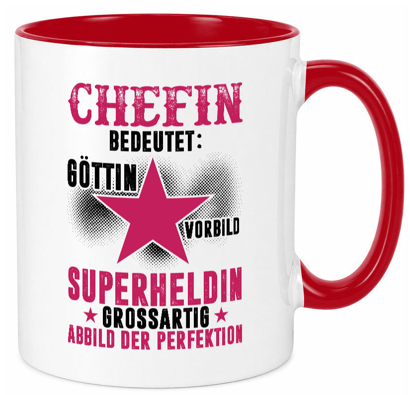 Bedeutung von Chefin | Führungskraft Vorgesetzte Geschenk Arbeit Kollegen Büro