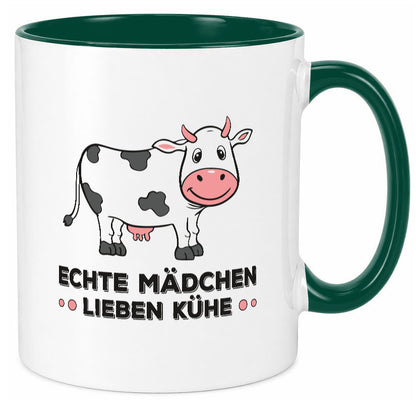 Echte mädchen lieben Kühe | Farm Farmer Bauer lustiger Spruch Geschenk Humor