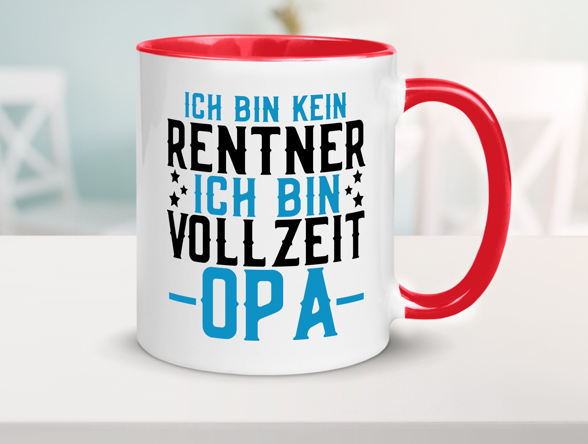 Rentner | Vollzeit Opa Pension Ruhestand Großvater lustiger Spruch Geschenk