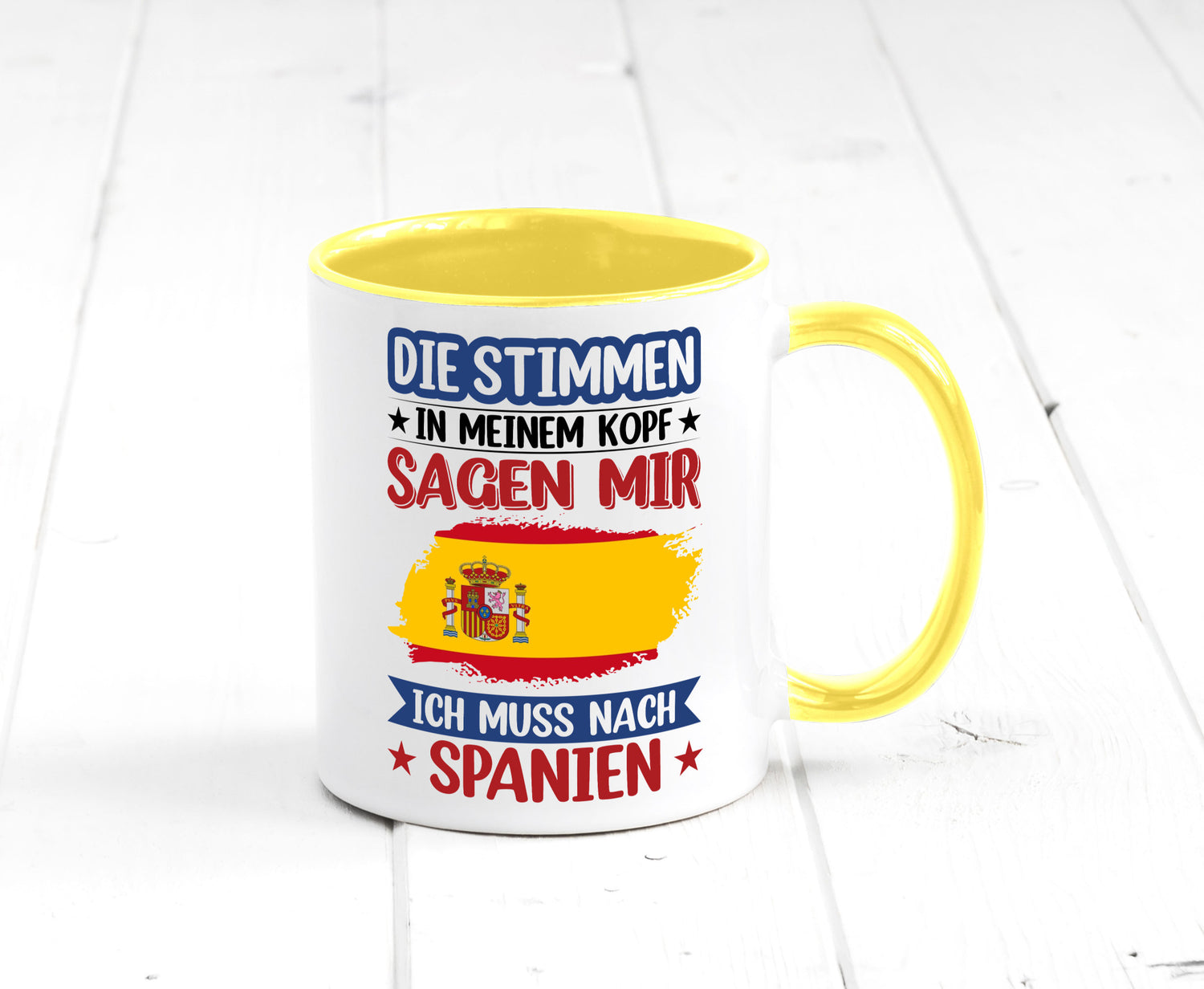 Spanien | Urlaub Stimmen in meinem Kopf Traumland v2 lustiger Spruch Geschenk