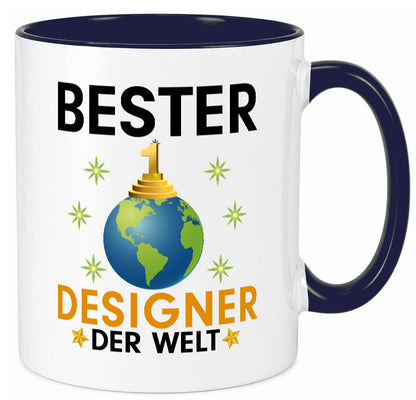 Welt Bester Designer Beruf | Mode Geschenk Arbeit Kollegen Büro lustiger Spruch